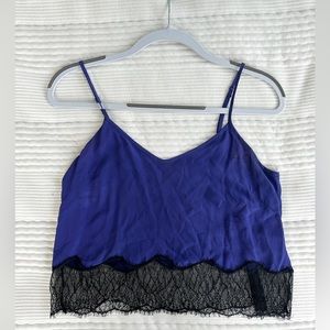 Aritzia 100% Silk Lace Tank